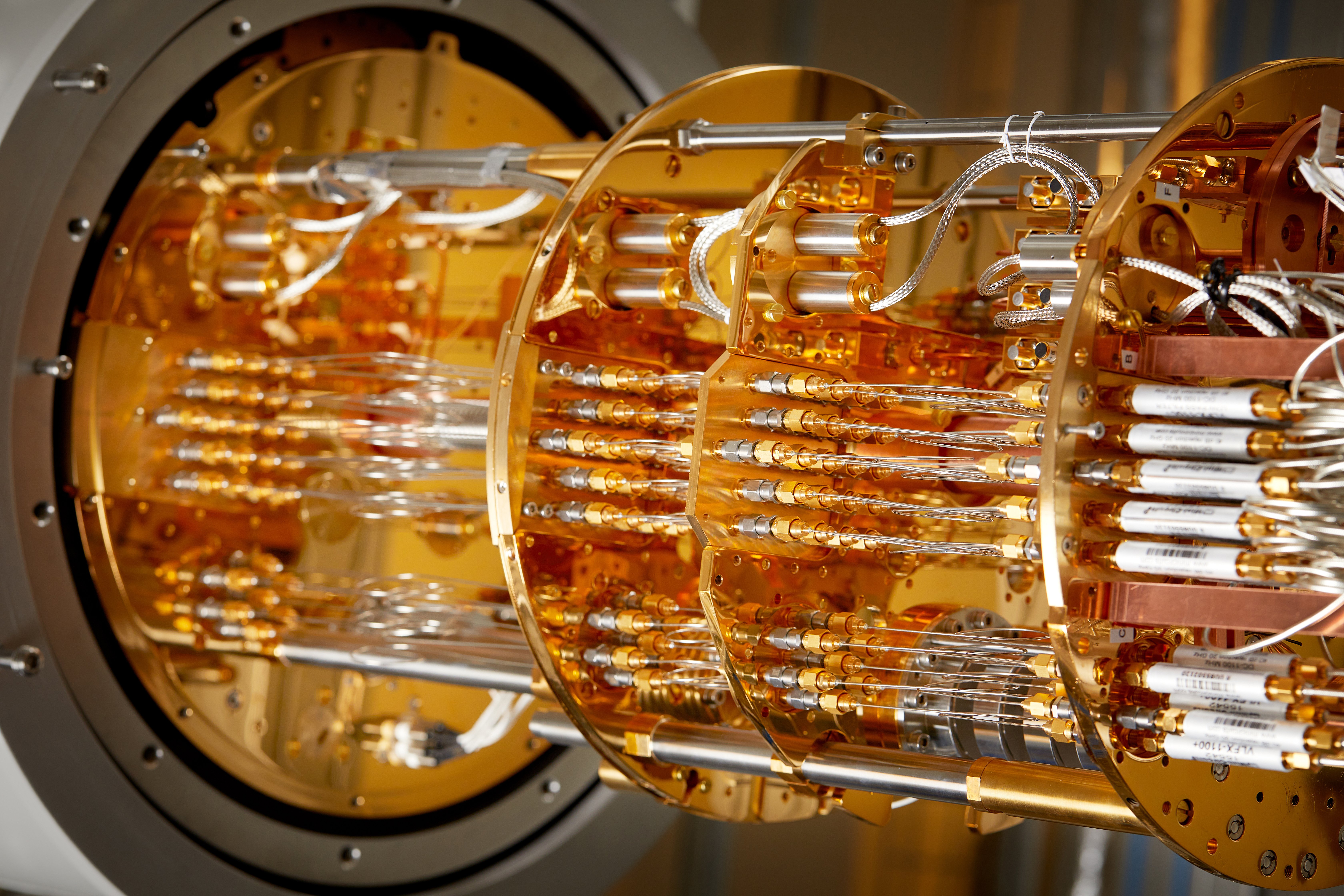 Inside of a quantum computer